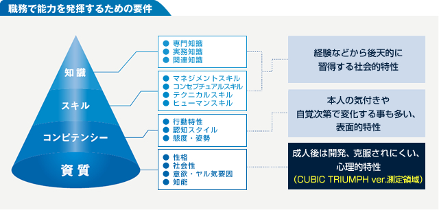 職務で能力を発揮するための要件の画像
